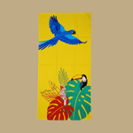Flying Macaw Bath Towel