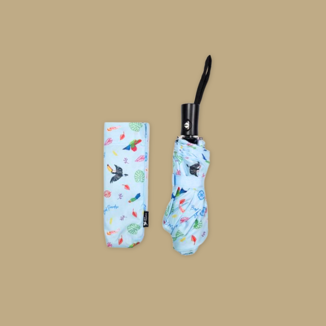 Birds All-Over Print Foldable Umbrella
