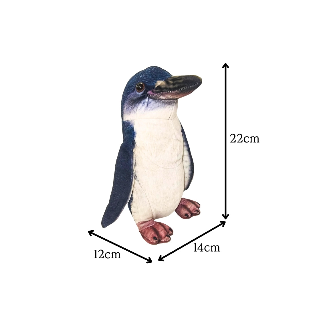 Artist Mini Penguin Blue Plush 8"