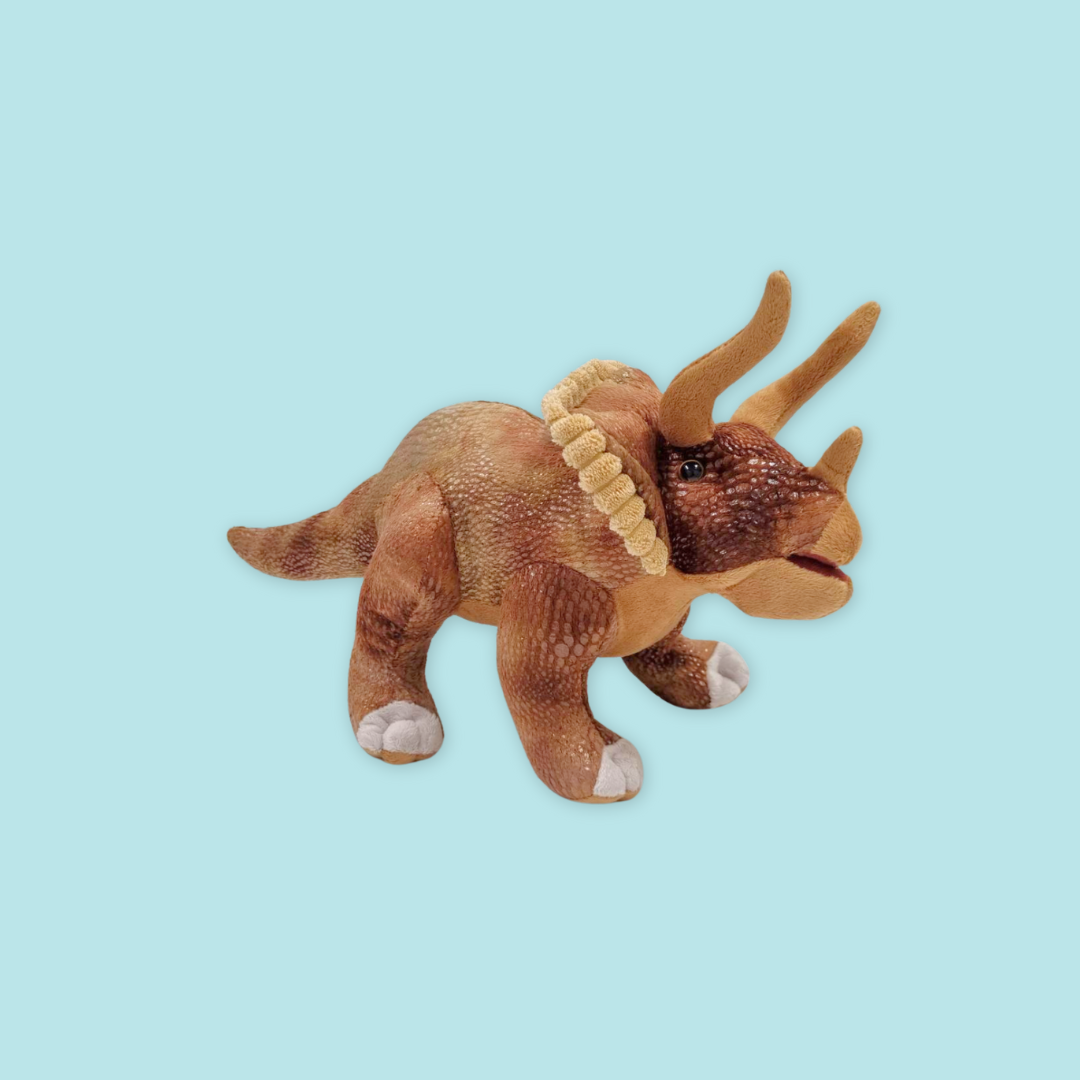 Dinosaria Triceratops Plush 17"
