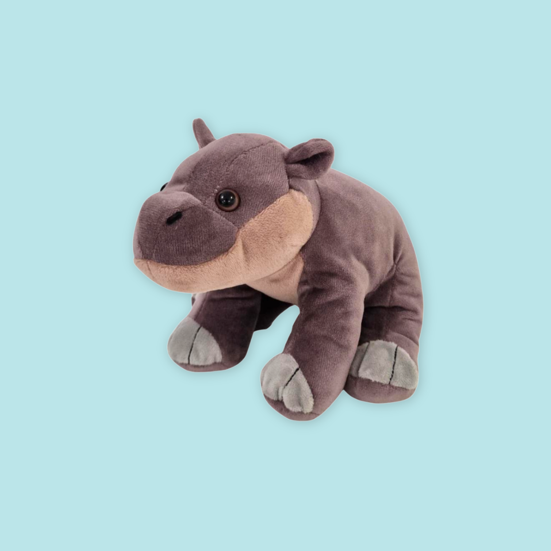 Mini Pygmy Hippo Plush 8"