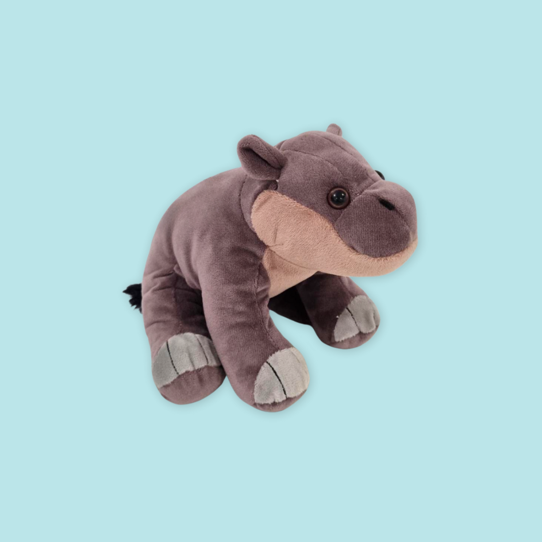 Mini Pygmy Hippo Plush 8"