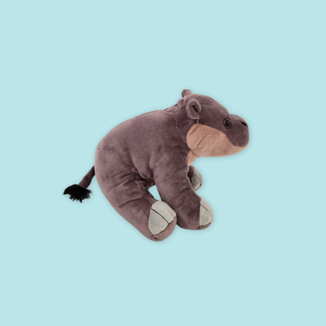 Mini Pygmy Hippo Plush 8"