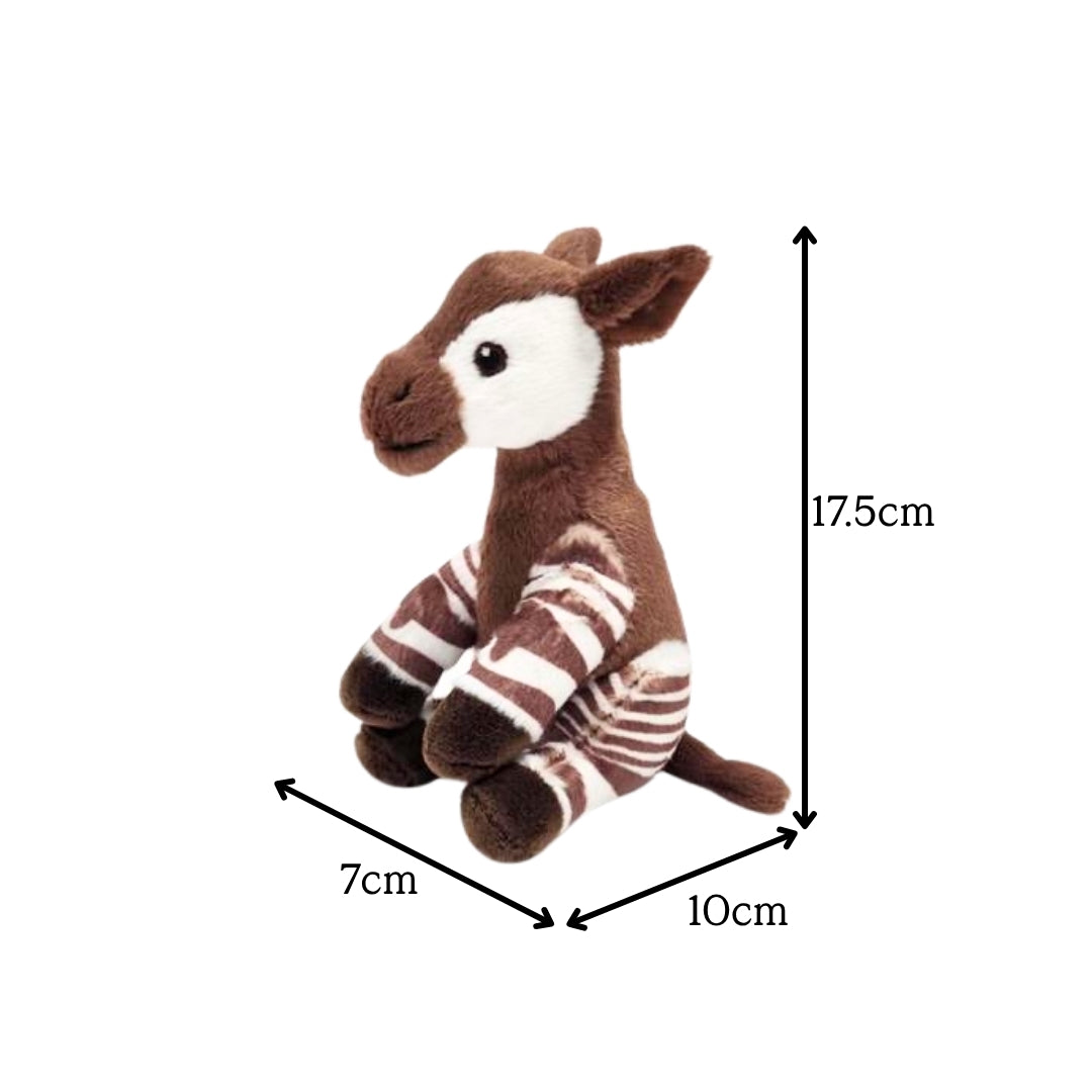 Splendors Eco Okapi Plush 6"
