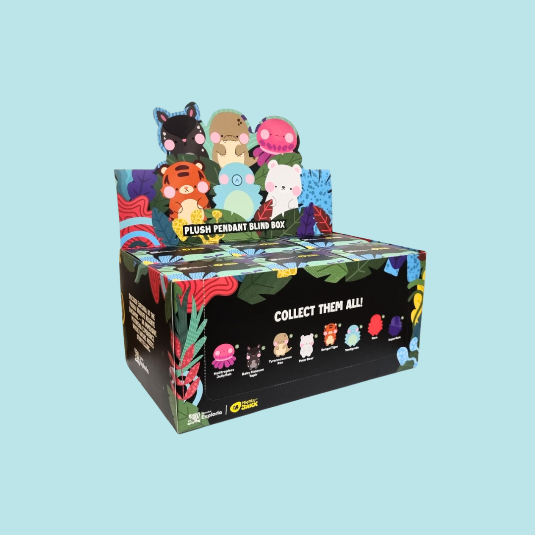 Exploria Plush Keychain Blind Box - Mandai x Mighty Jaxx