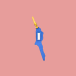 Hyacinth Macaw Luggage Tag