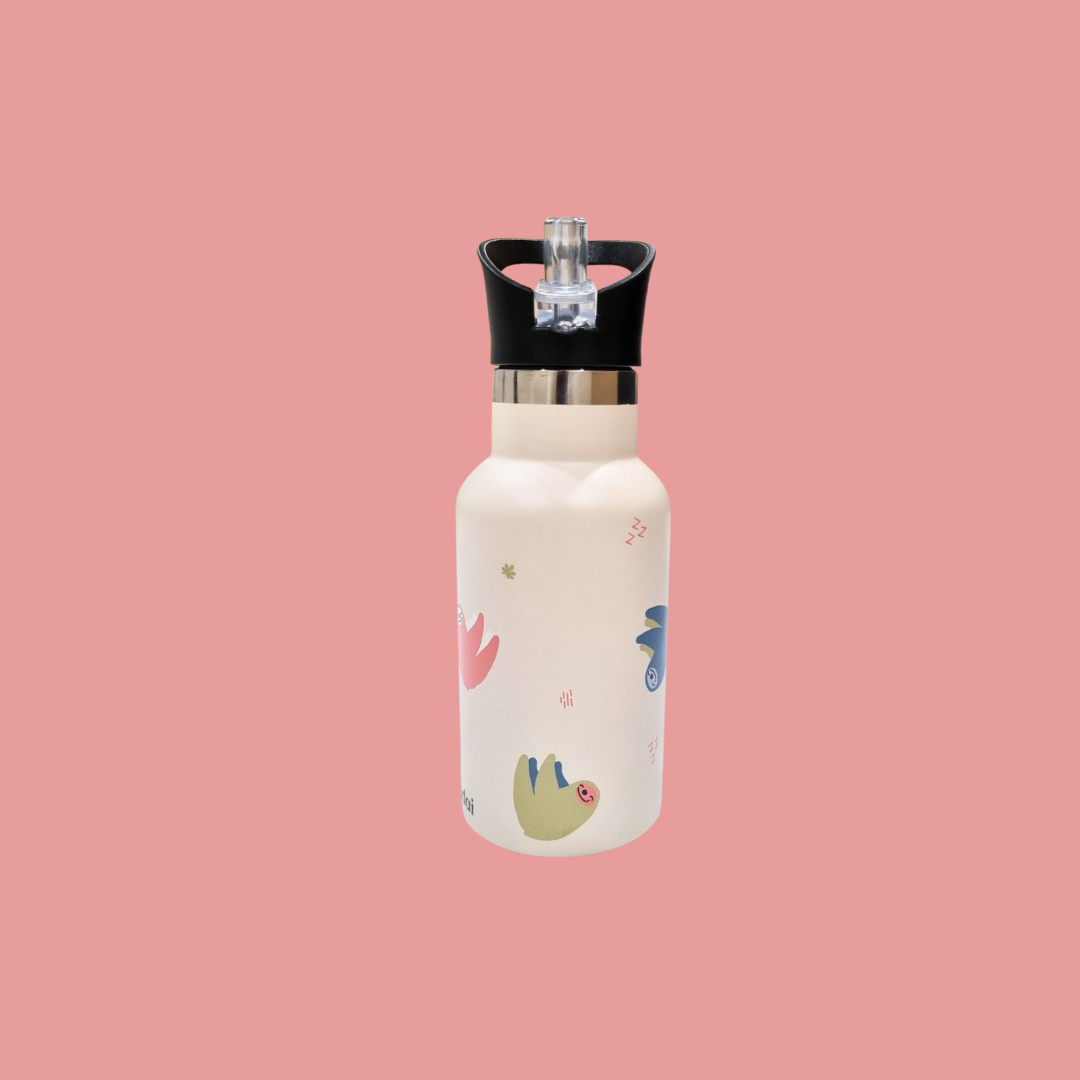 Sloth All-Overprint Silhouette Insulated Bottle