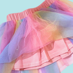 Girl Layered Mesh Tutu Skirt