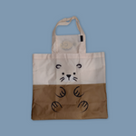 Otter Face Foldable Tote Bag