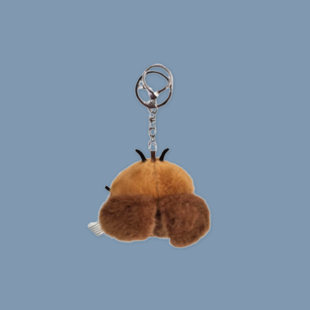 Rolleye Round Cockroach Keychain