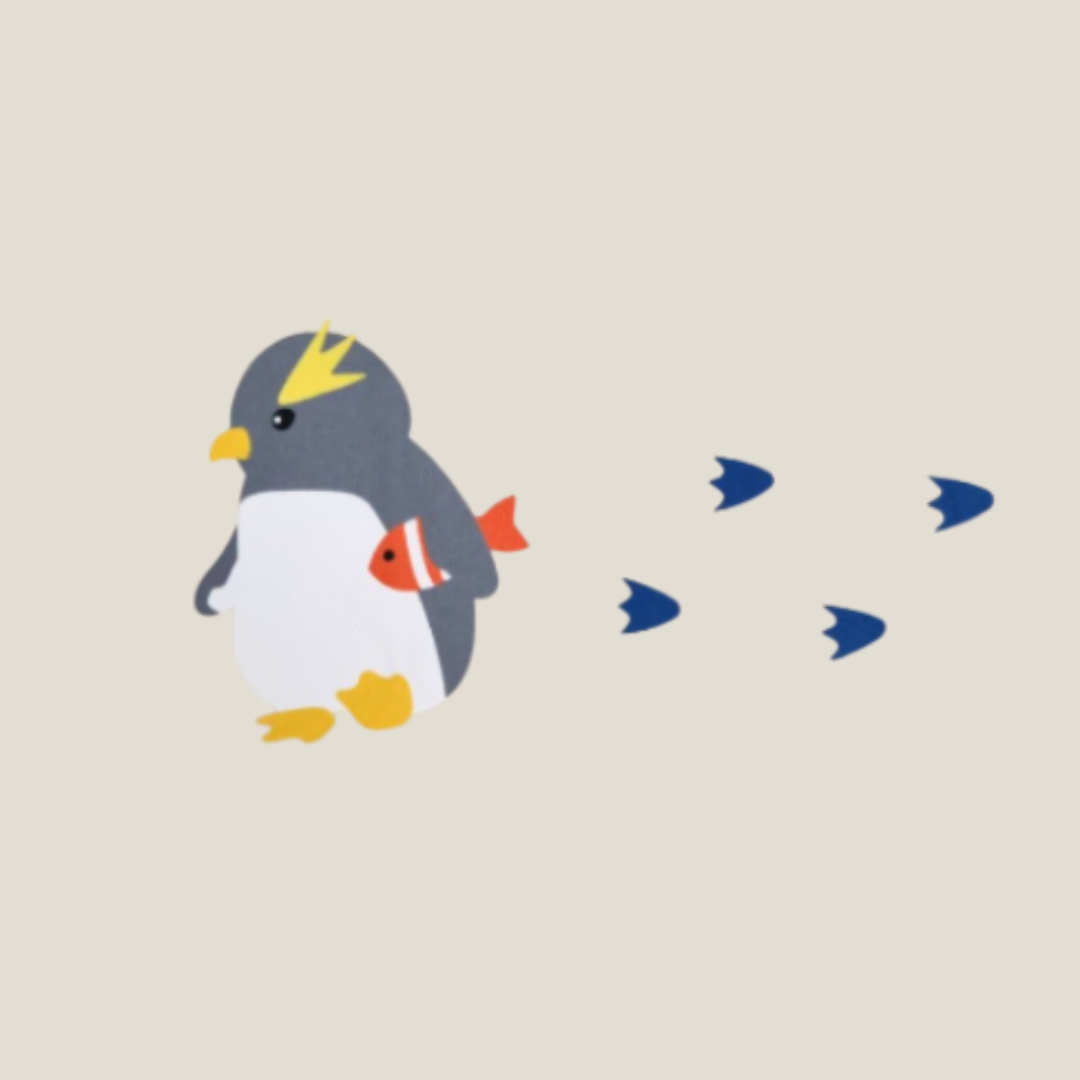 Walking Rockhopper Penguin Adult T-shirt