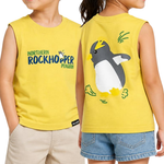 Hopping Rockhopper Penguin Kids Tank Top