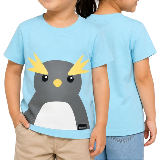 Rockhopper Penguin Flock Kids T-shirt