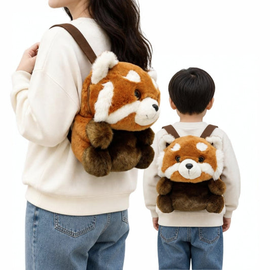 Red Panda Plush Backpack