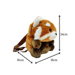 Red Panda Plush Backpack