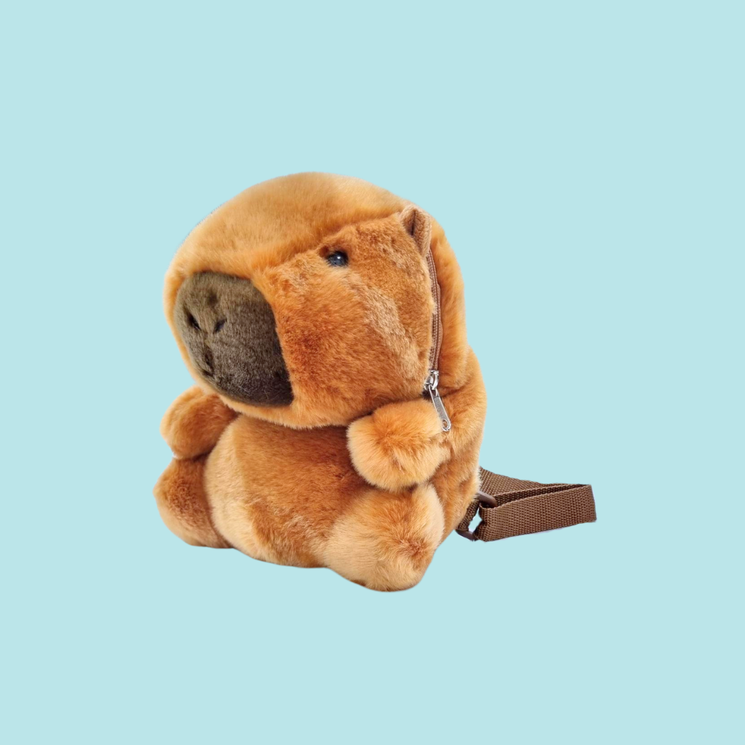 Capybara Plush Backpack