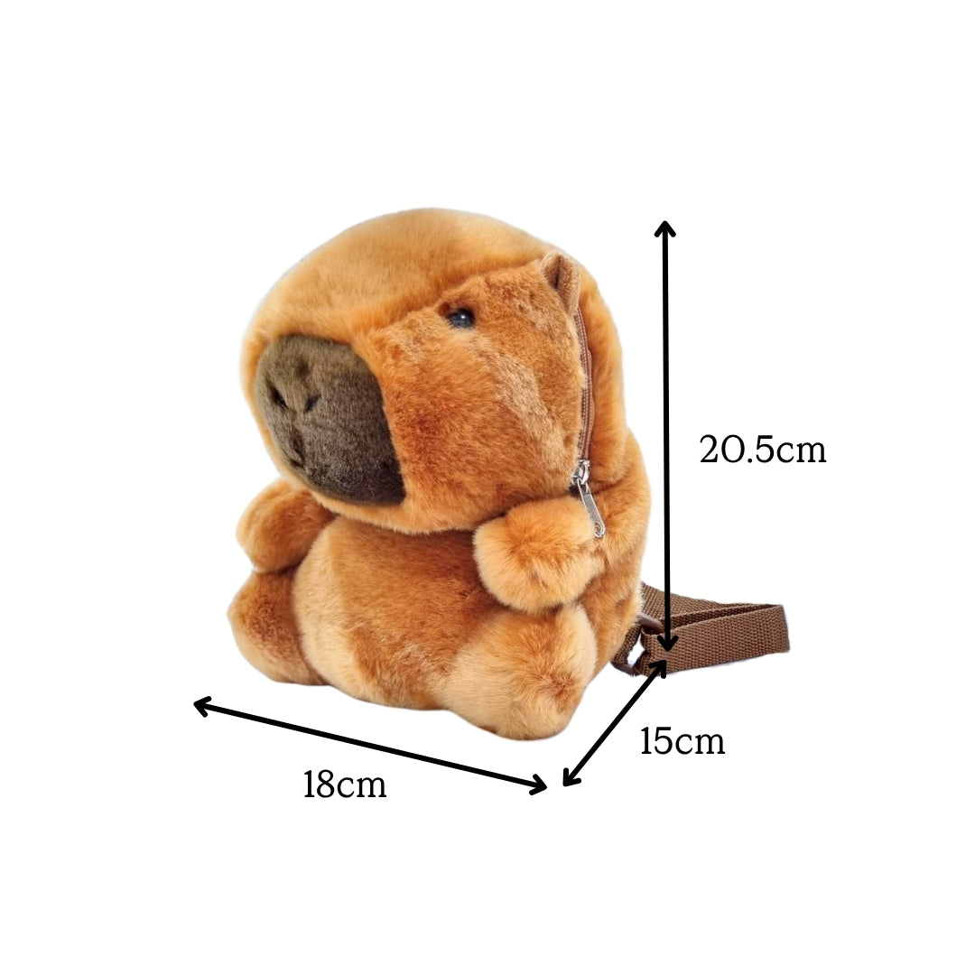 Capybara Plush Backpack