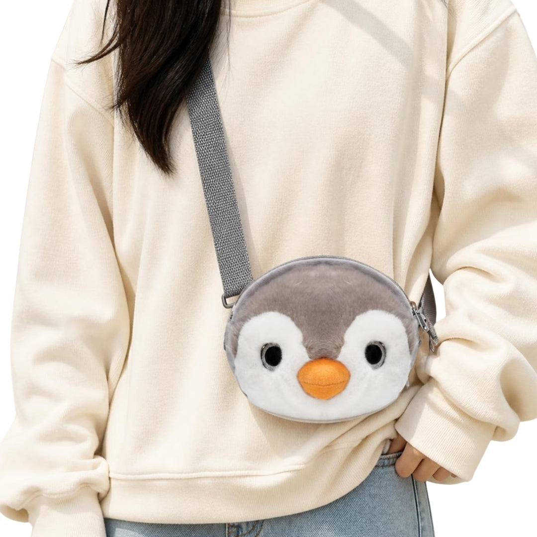 Penguin Sling Plush Bag