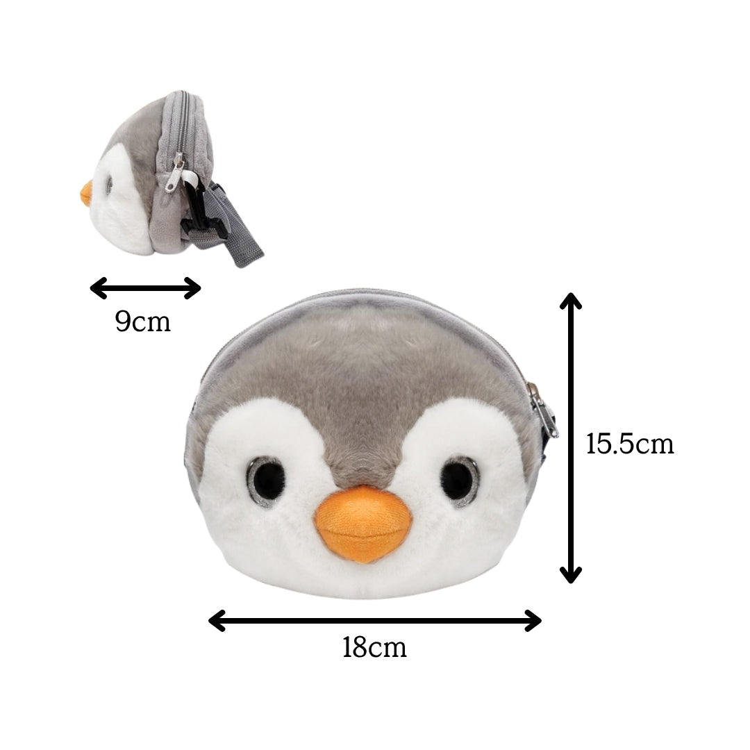 Penguin Sling Plush Bag