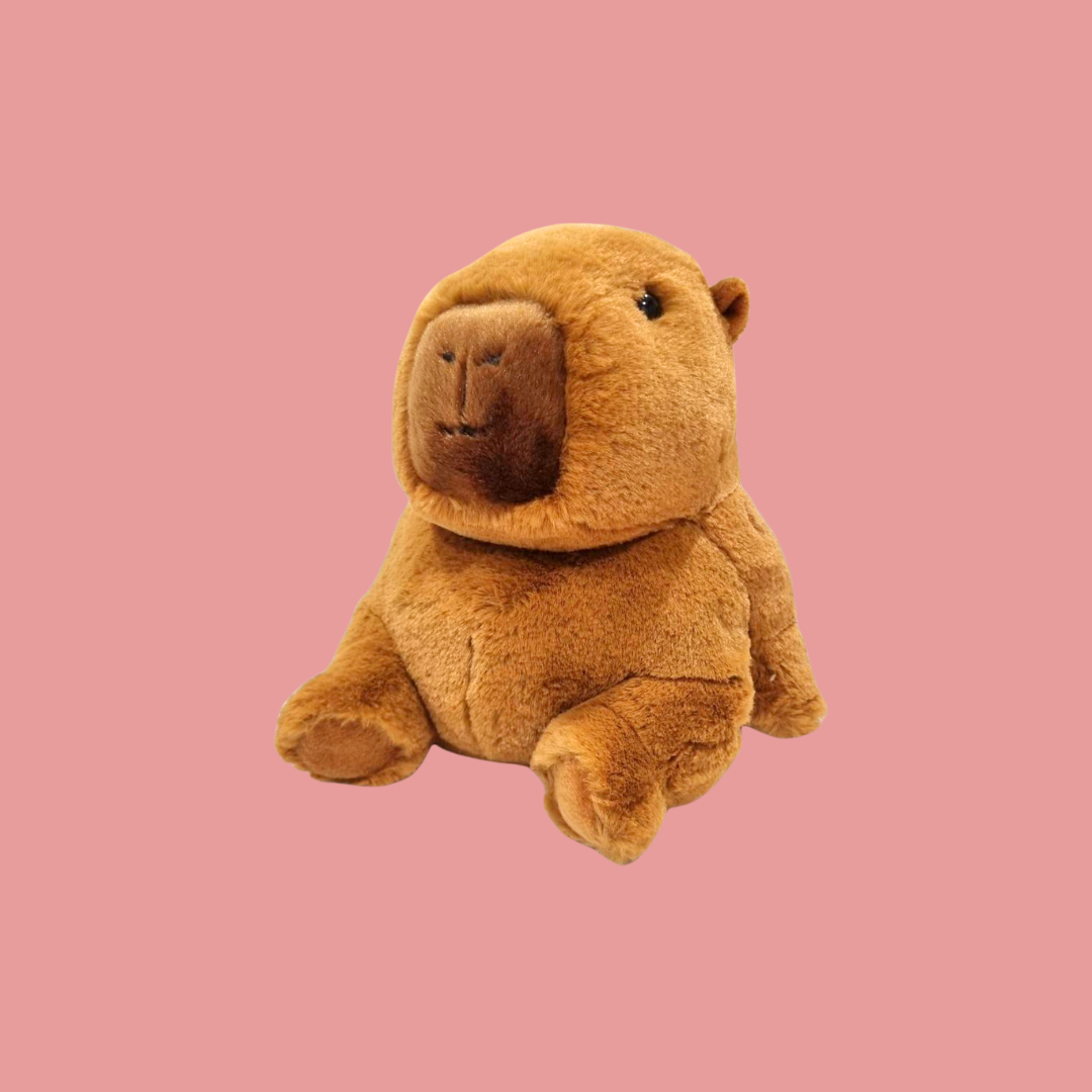 Chubby Buddy Capybara Plush 8"