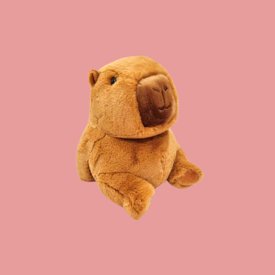 Chubby Buddy Capybara Plush 8"
