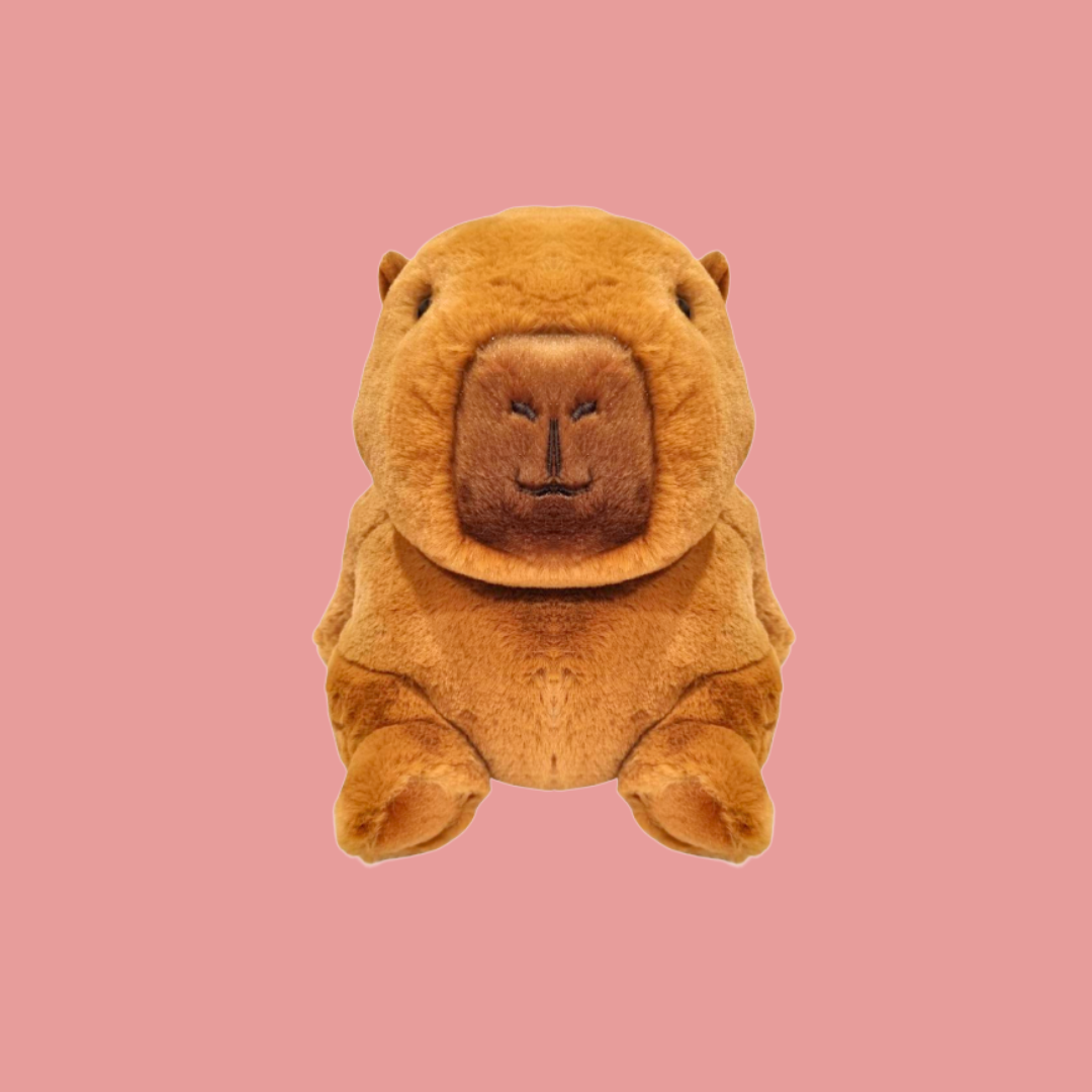 Chubby Buddy Capybara Plush 8"