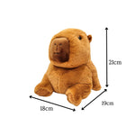 Chubby Buddy Capybara Plush 8"