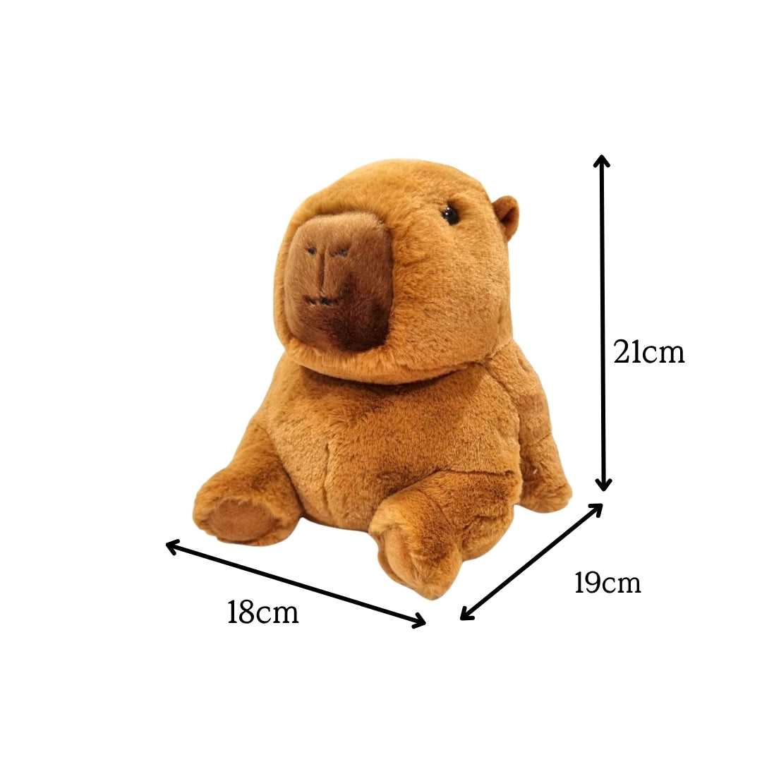 Chubby Buddy Capybara Plush 8"