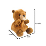 Beaver Palm Pal Plush 5"