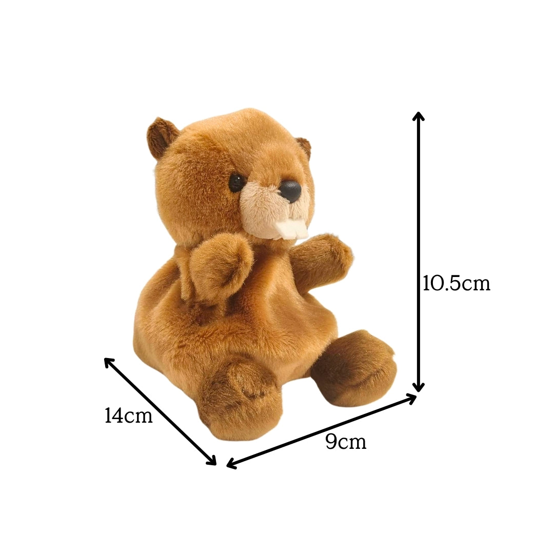 Beaver Palm Pal Plush 5"