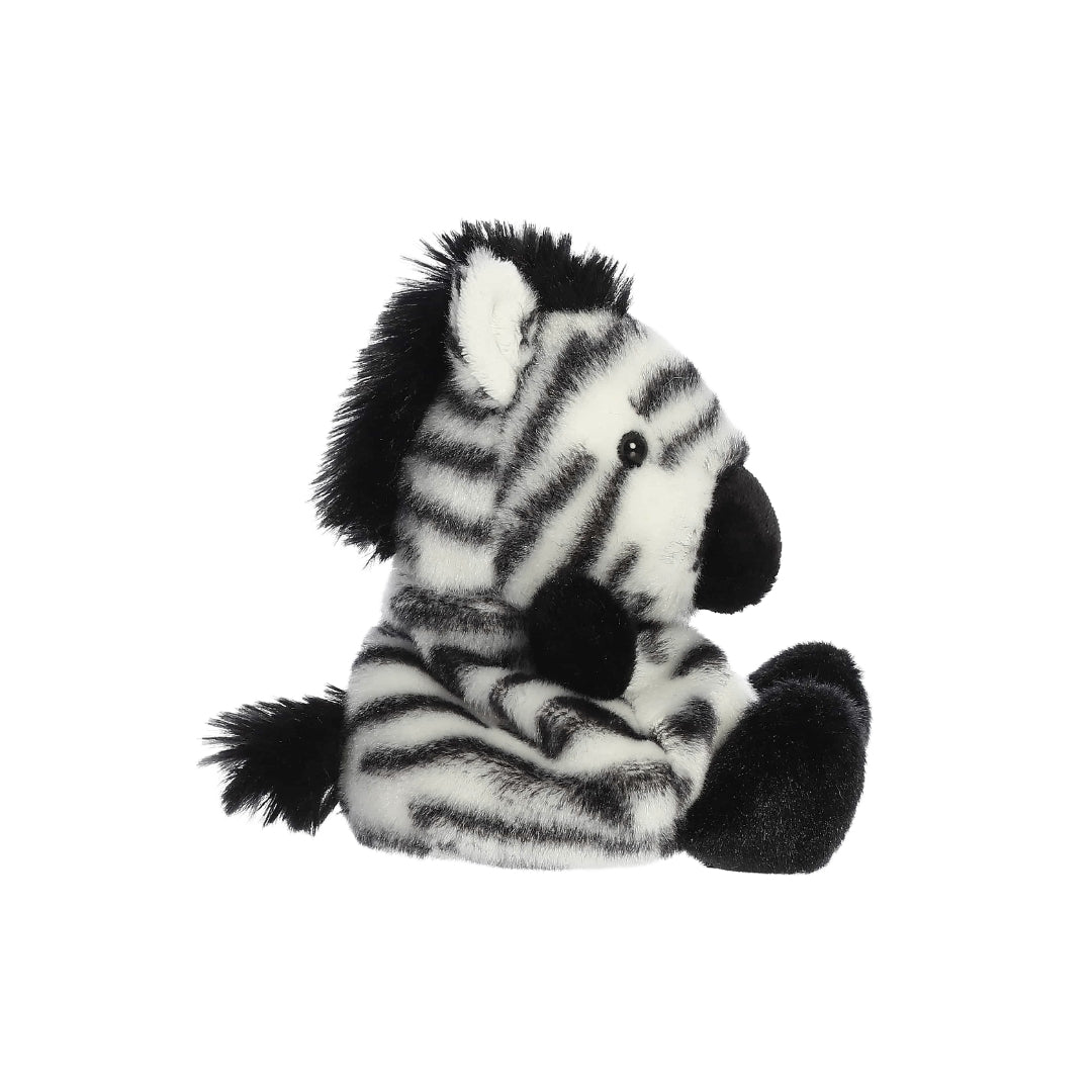 Zebra Palm Pal Plush 5"