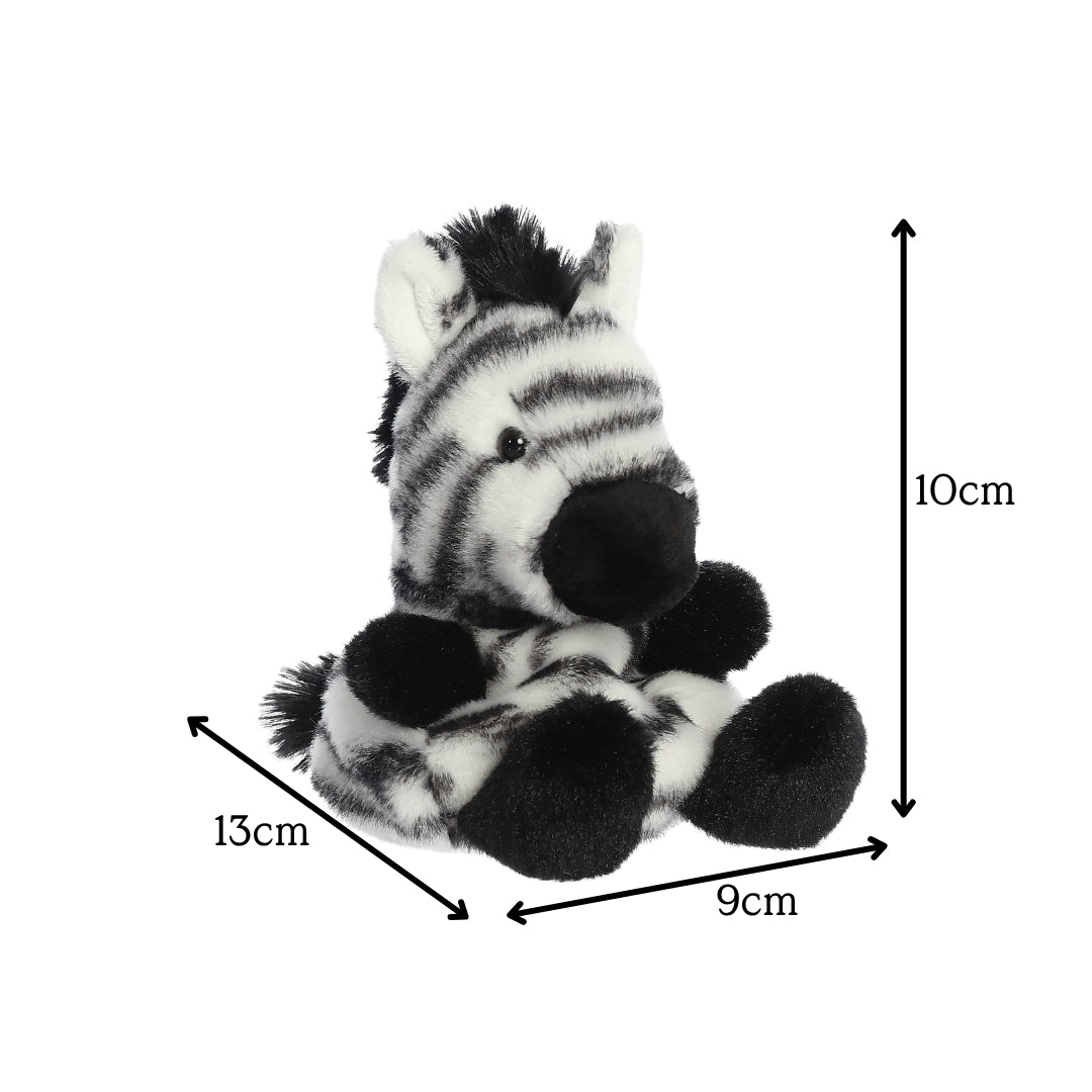 Zebra Palm Pal Plush 5"