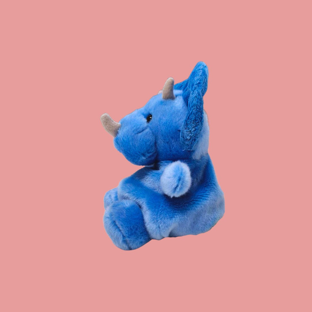Triceratops Palm Pal Plush 4.5"