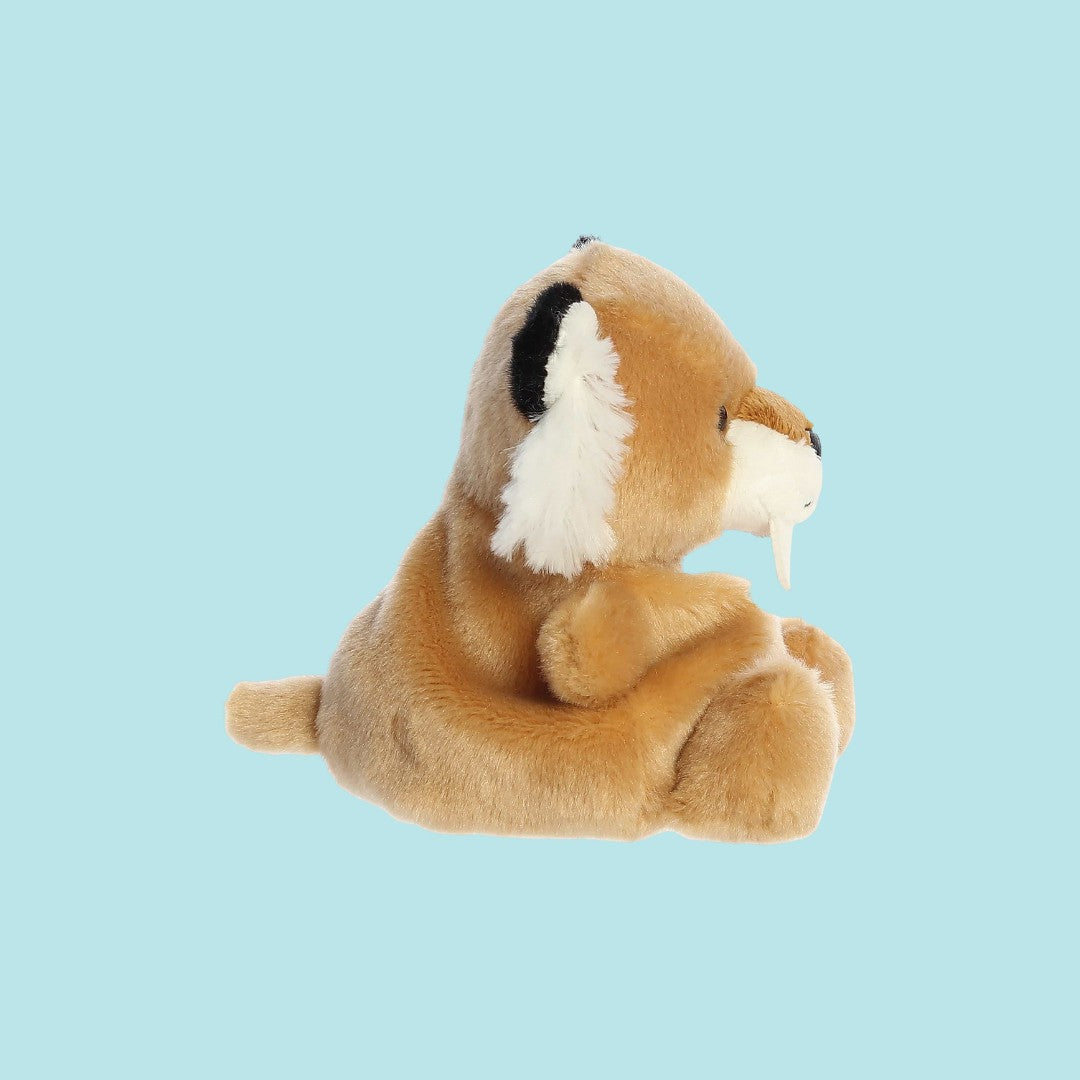 Saber Tooth Tiger Palm Pal Plush 5"