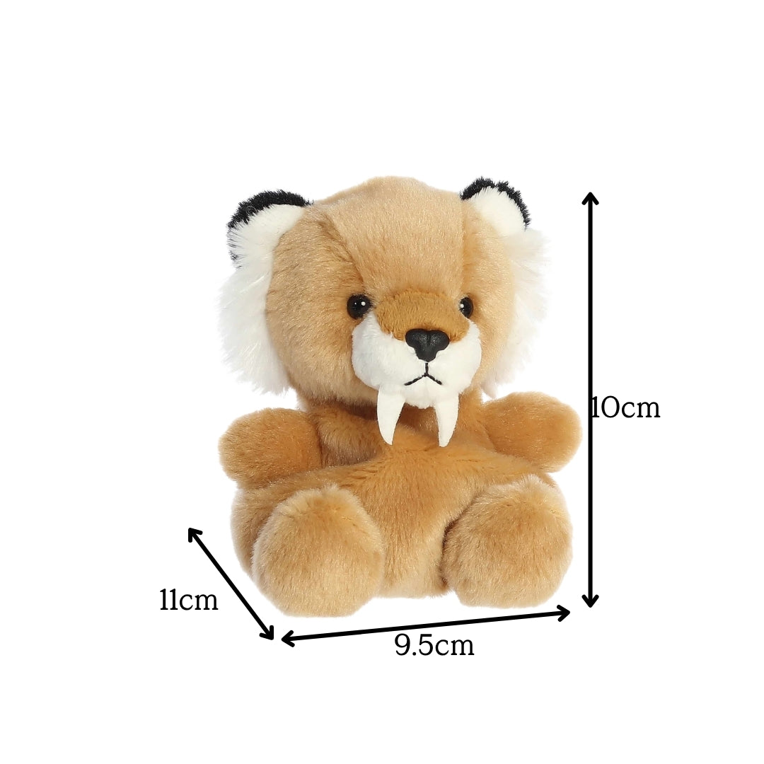 Saber Tooth Tiger Palm Pal Plush 5"