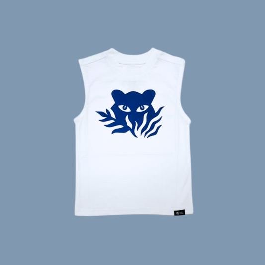 Night Safari Glow in the Dark Park Logo Kids Tank Top