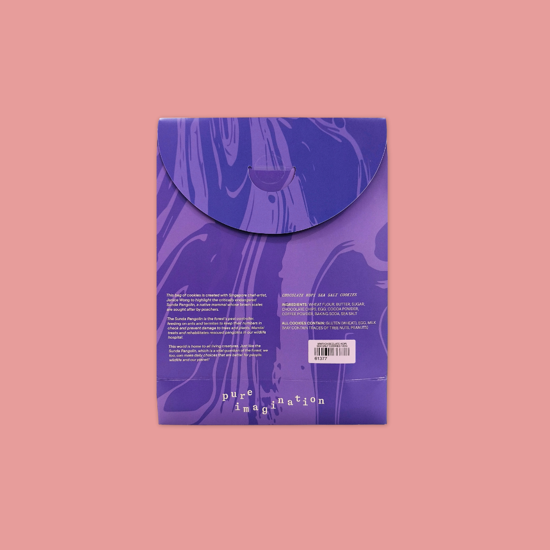 Janice Wong Chocolate Kopi Sea Salt Cookies, 120g