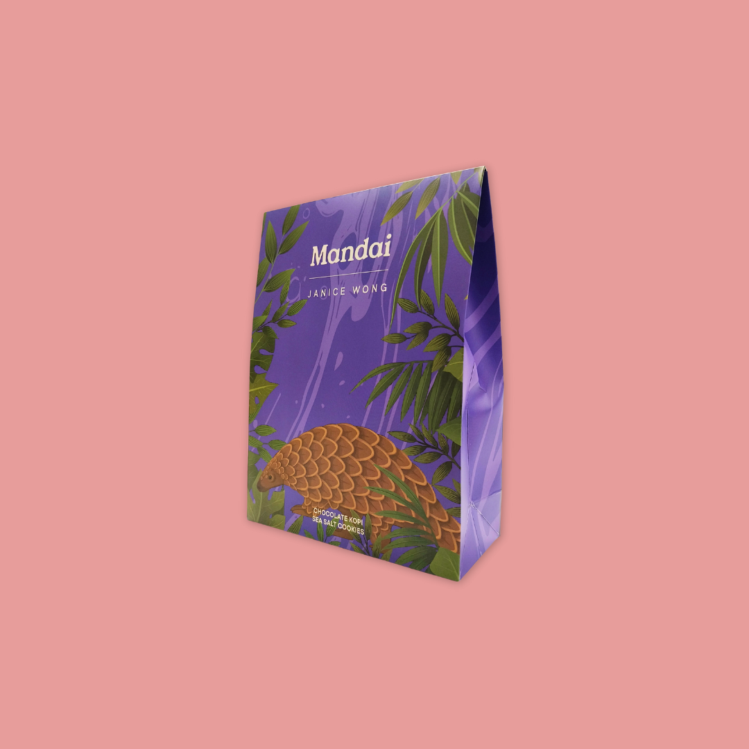 Janice Wong Chocolate Kopi Sea Salt Cookies, 120g