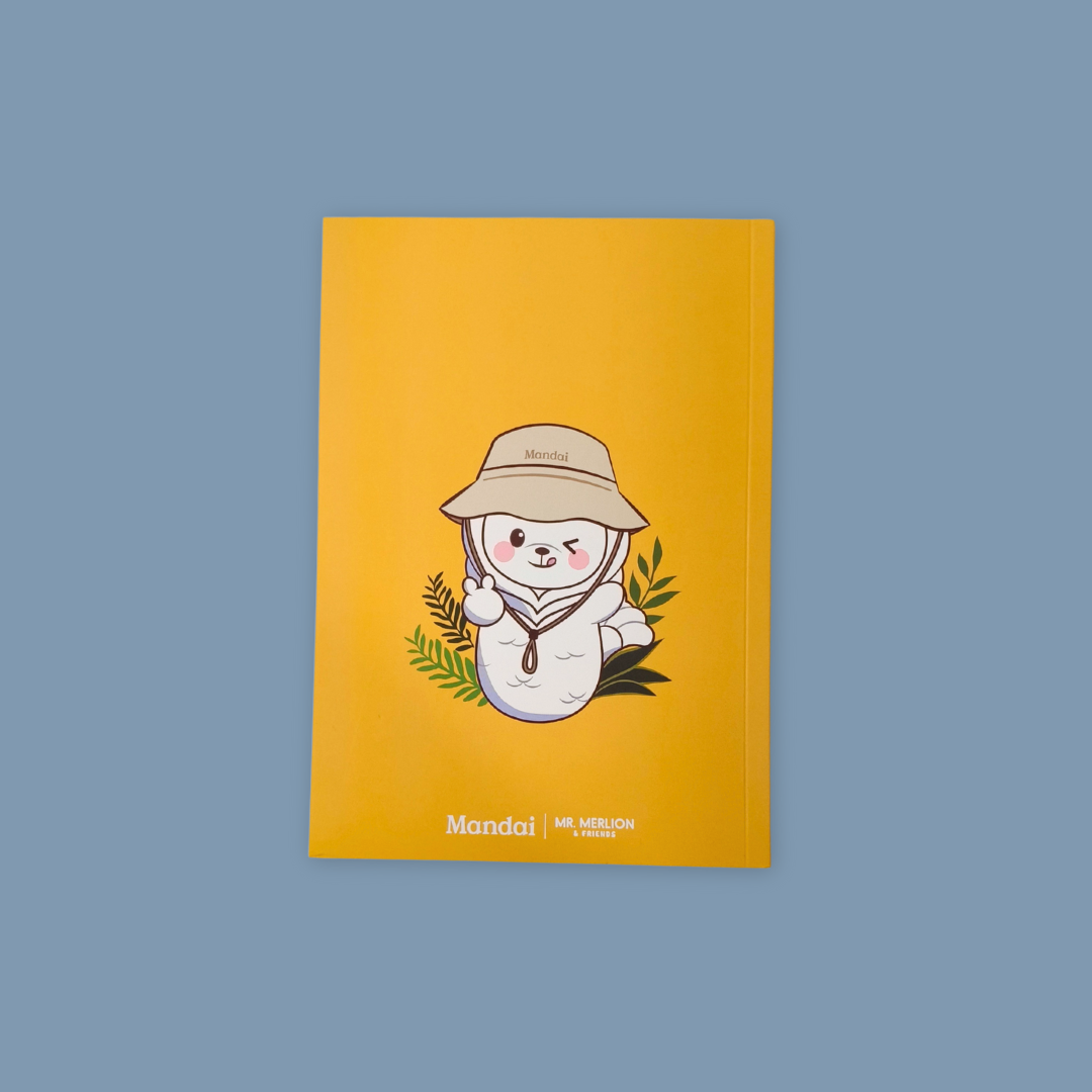 Mr. Merlion and Friends 3-Piece A6 Notebook Set