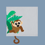 Panda And Friends 2  Hangging Monkey Kids T-Shirt