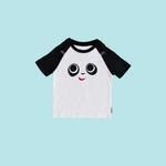 Panda And Friends 2 Panda Face Raglan Kids T-Shirt