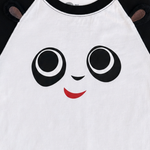 Panda And Friends 2 Panda Face Raglan Kids T-Shirt