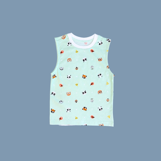 Panda And Friends 2 All-Over Print Kids Tank Top