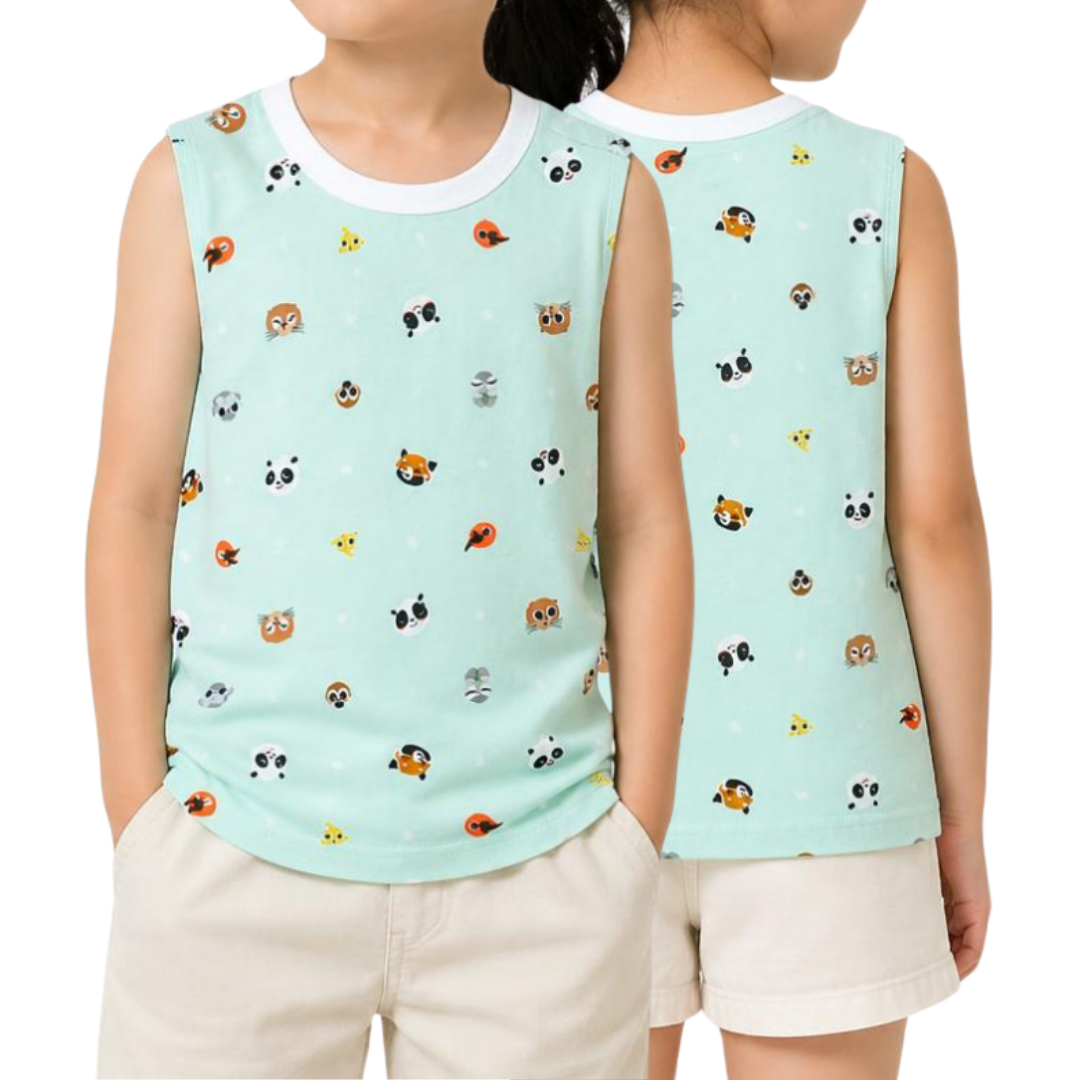 Panda And Friends 2 All-Over Print Kids Tank Top