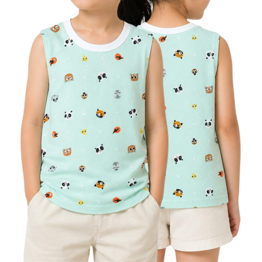 Panda And Friends 2 All-Over Print Kids Tank Top