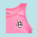 Panda And Friends 2 Polkadots Girls Dress