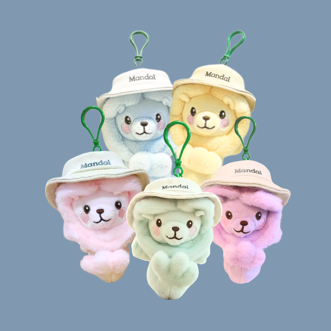 Mr. Merlion Safari Hat Exclusive Plush Keychain Blind Bag