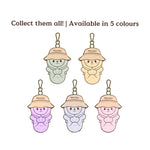 Mr. Merlion Safari Hat Exclusive Plush Keychain Blind Bag