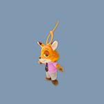 Zootopia 2 Nick Fox Plush Keychain