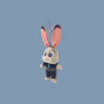 Zootopia 2 Judy Rabbit Plush Keychain